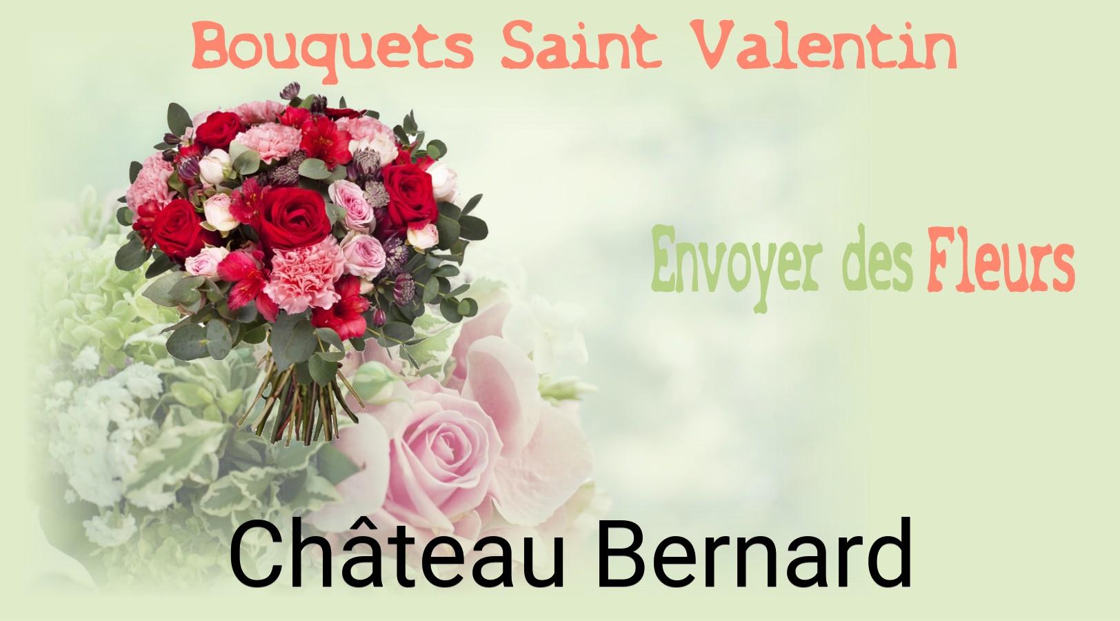 Roses de Saint-Valentin livrées à Château-Bernard